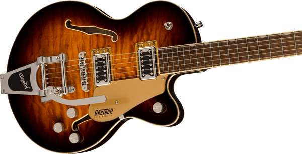 Gretsch G5655T-QM Electromatic Center Block Jr. Single-Cut Quilted Maple with Bigsby Sweet Tea