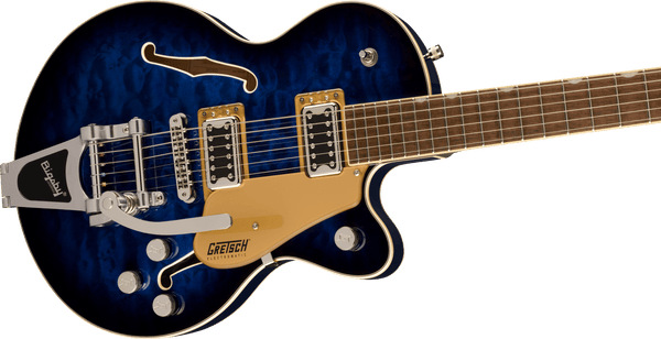 Gretsch G5655T-QM Electromatic Center Block Jr. Single-Cut Quilted Maple with Bigsby Hudson Sky