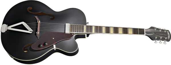 Gretsch G100BKCE Synchromatic Archtop Cutaway Electric Rosewood Fingerboard Flat Black