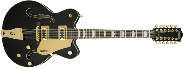 Gretsch G5422G-12 Electromatic Hollow Body Double-Cut 12-String with Gold Hardware Black