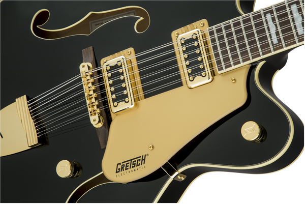 Gretsch G5422G-12 Electromatic Hollow Body Double-Cut 12-String with Gold Hardware Black