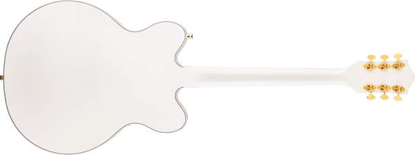 Gretsch G5422GLH Electromatic Classic Hollow Body Double-Cut with Gold Hardware Left-Handed Laurel Fingerboard Snowcrest White