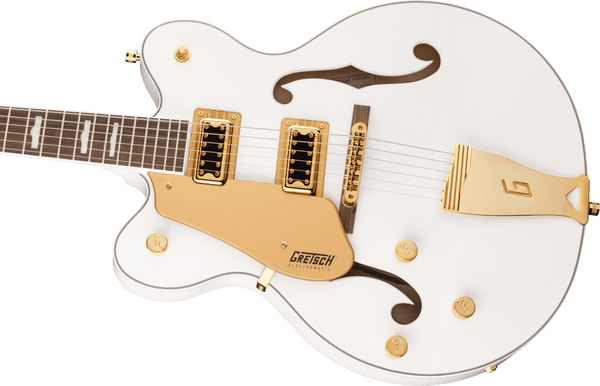 Gretsch G5422GLH Electromatic Classic Hollow Body Double-Cut with Gold Hardware Left-Handed Laurel Fingerboard Snowcrest White