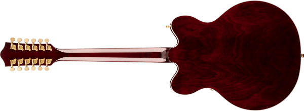 Gretsch G5422G-12 Electromatic Classic Hollow Body Double-Cut 12-String with Gold Hardware Laurel Fingerboard Walnut Stain