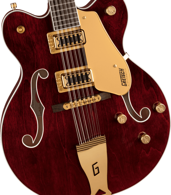 Gretsch G5422G-12 Electromatic Classic Hollow Body Double-Cut 12-String with Gold Hardware Laurel Fingerboard Walnut Stain