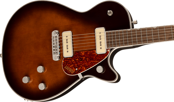 Gretsch G5210-P90 Electromatic Jet Two 90 Single-Cut with Wraparound Laurel Fingerboard Single Barrel Burst
