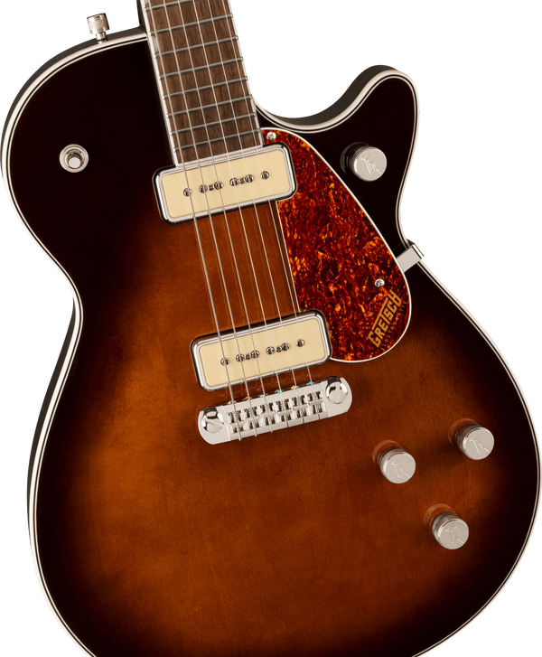 Gretsch G5210-P90 Electromatic Jet Two 90 Single-Cut with Wraparound Laurel Fingerboard Single Barrel Burst