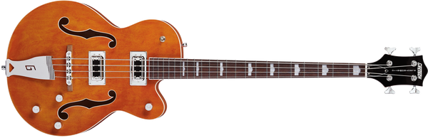 Gretsch G5440LSB Electromatic Hollow Body 34" Long Scale Bass Rosewood Fingerboard Orange