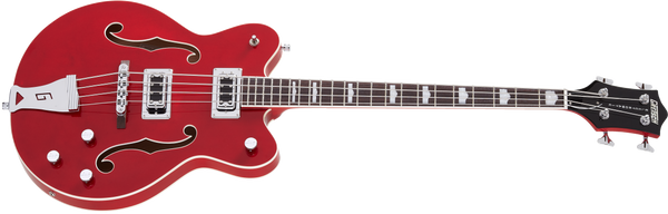 Gretsch G5442BDC Electromatic Hollow Body 30.3" Short Scale Bass Rosewood Fingerboard Transparent Red