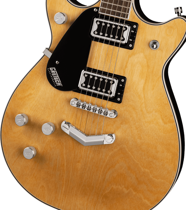 Gretsch G5222LH Electromatic Double Jet BT with V-Stoptail Left-Handed Laurel Fingerboard Natural