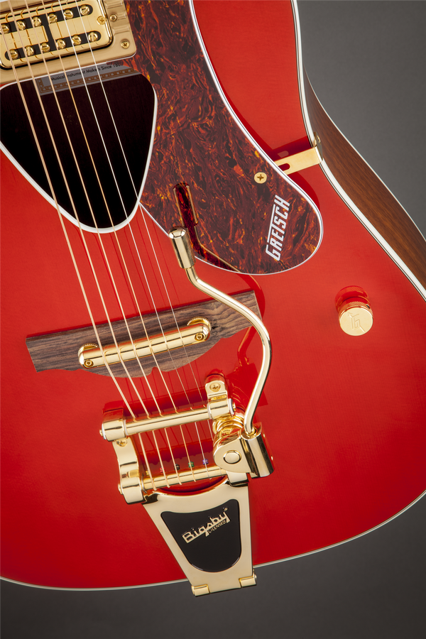 Gretsch G5034TFT Rancher Fideli-Tron Pickup Bigsby Tailpiece Savannah Sunset