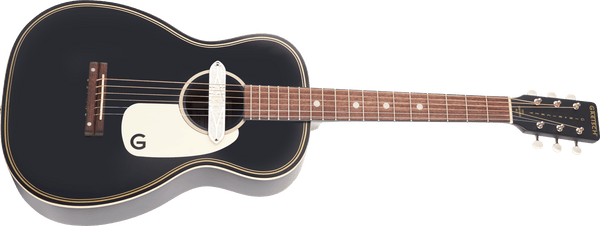 Gretsch G9520E Gin Rickey Acoustic/Electric with Soundhole Pickup Walnut Fingerboard Smokestack Black
