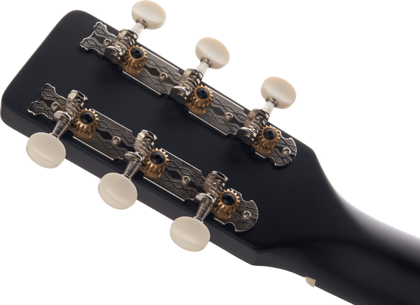 Gretsch G9520E Gin Rickey Acoustic/Electric with Soundhole Pickup Walnut Fingerboard Smokestack Black