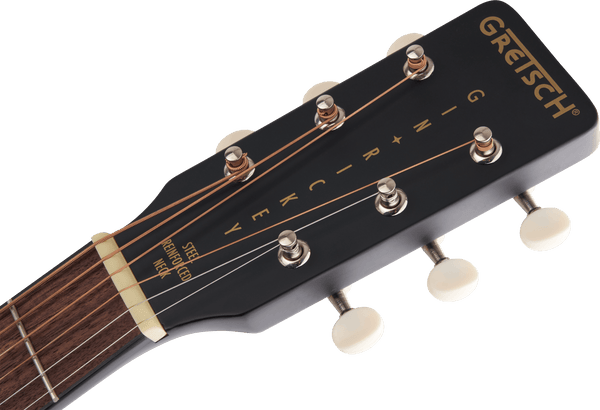 Gretsch G9520E Gin Rickey Acoustic/Electric with Soundhole Pickup Walnut Fingerboard Smokestack Black