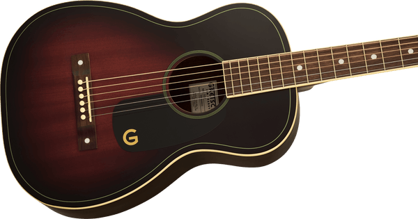 Gretsch Jim Dandy Parlor Walnut Fingerboard Black Pickguard Deep Cherry Burst