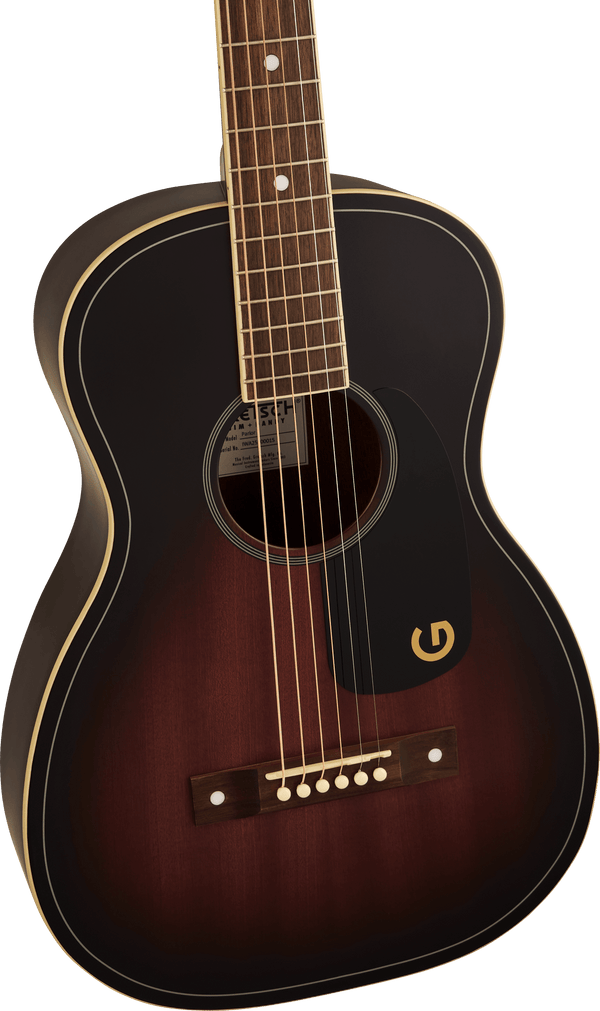 Gretsch Jim Dandy Parlor Walnut Fingerboard Black Pickguard Deep Cherry Burst