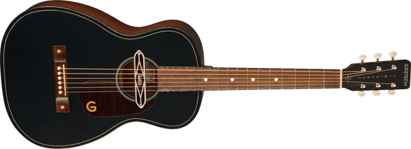Gretsch Deltoluxe Parlor Walnut Fingerboard Tortoiseshell Pickguard Black Top
