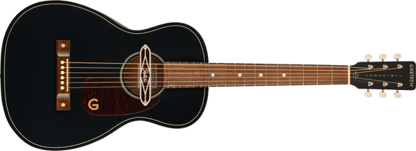 Gretsch Deltoluxe Parlor Walnut Fingerboard Tortoiseshell Pickguard Black Top