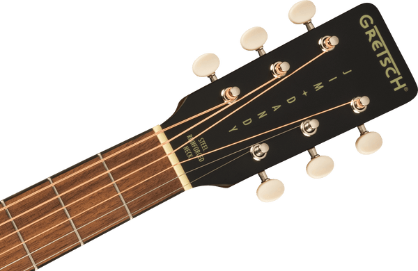 Gretsch Deltoluxe Parlor Walnut Fingerboard Tortoiseshell Pickguard Black Top