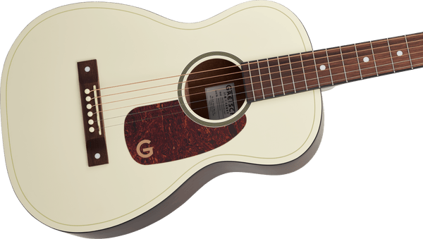 Gretsch Jim Dandy Parlor LTD Walnut Fingerboard Tortoise Pickguard Vintage White