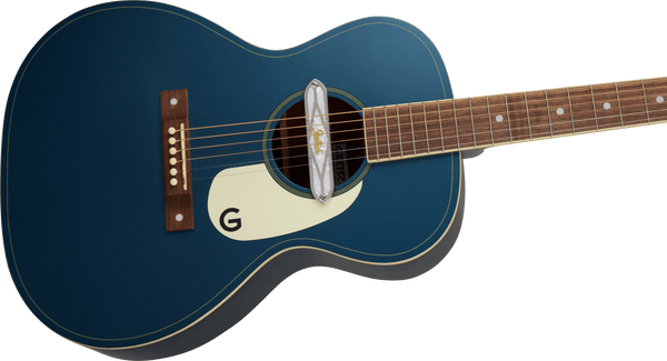 Gretsch Deltoluxe Concert Walnut Fingerboard Aged White Pickguard Dark Denim Top