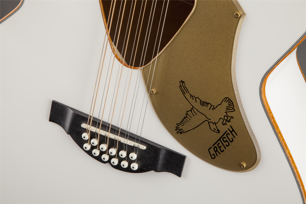 Gretsch G5022CWFE-12 Rancher Falcon Jumbo 12-String Cutaway Electric Fishman Pickup System White