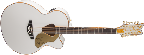 Gretsch G5022CWFE-12 Rancher Falcon Jumbo 12-String Cutaway Electric Fishman Pickup System White