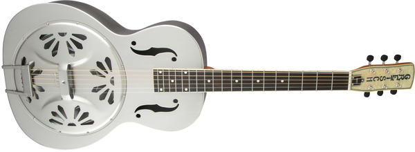 Gretsch G9221 Bobtail Steel Round-Neck A.E. Steel Body Spider Cone Resonator Guitar Fishman Nashville Resonator Pickup