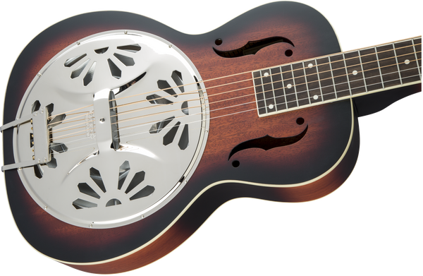 Gretsch G9230 Bobtail Square-Neck A.E. Mahogany Body Spider Cone Resonator Guitar Fishman Nashville Resonator Pickup 2-Color Sunburst