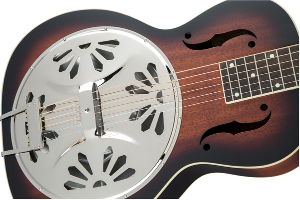 Gretsch G9230 Bobtail Square-Neck A.E. Mahogany Body Spider Cone Resonator Guitar Fishman Nashville Resonator Pickup 2-Color Sunburst