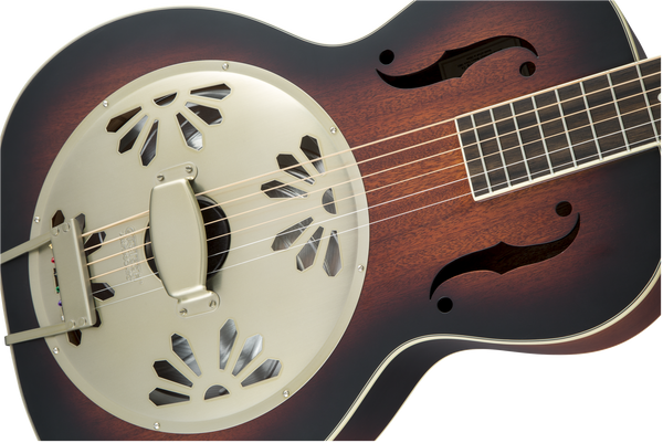 Gretsch G9240 Alligator Round-Neck Mahogany Body Biscuit Cone Resonator Guitar 2-Color Sunburst