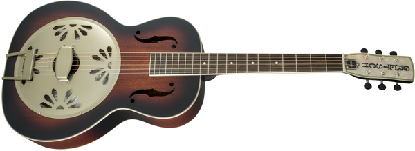 Gretsch G9241 Alligator Biscuit Round-Neck Resonator Guitar with Fishman Nashville Pickup 2-Color Sunburst