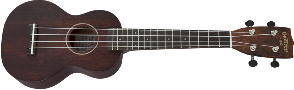 Gretsch G9100-L Soprano Long-Neck Ukulele with Gig Bag Vintage Mahogany Stain