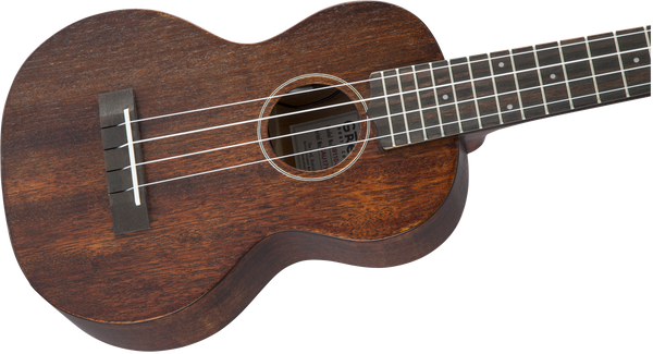 Gretsch G9110-L Concert Long-Neck A.E. Ukulele with Gig Bag Fishman Kula Pickup Vintage Mahogany Stain