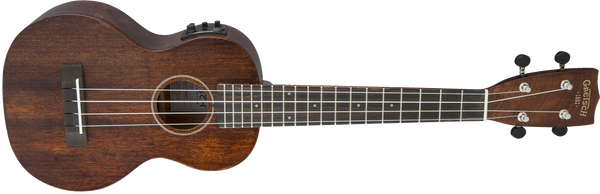 Gretsch G9110-L Concert Long-Neck A.E. Ukulele with Gig Bag Fishman Kula Pickup Vintage Mahogany Stain