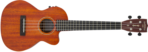 Gretsch G9121 Tenor A.C.E. Ukulele with Gig Bag Acoustic-Cutaway-Electric Fishman Kula Pickup Honey Mahogany Stain