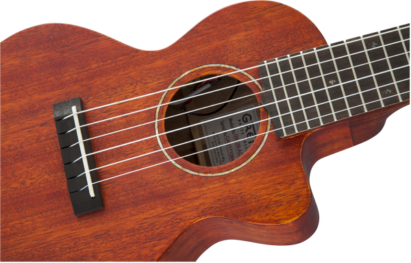 Gretsch G9126-A.C.E. Guitar-Ukulele Acoustic-Cutaway-Electric with Gig Bag Fishman Kula Pickup Honey Mahogany Stain