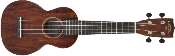 Gretsch G9100 Soprano Standard Ukulele with Gig Bag Ovangkol Fingerboard Vintage Mahogany Stain