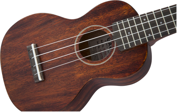 Gretsch G9100 Soprano Standard Ukulele with Gig Bag Ovangkol Fingerboard Vintage Mahogany Stain