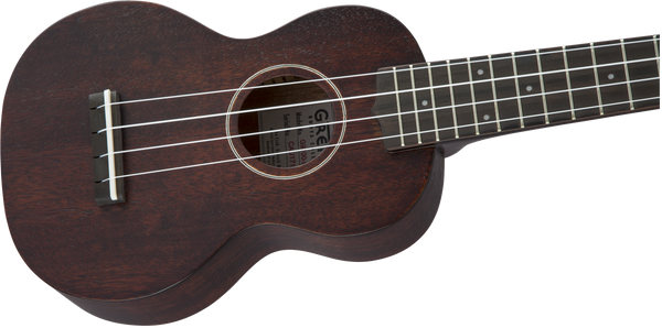 Gretsch G9100-L Soprano Long-Neck Ukulele with Gig Bag Ovangkol Fingerboard Vintage Mahogany Stain