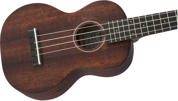 Gretsch G9110 Concert Standard Ukulele with Gig Bag Ovangkol Fingerboard Vintage Mahogany Stain