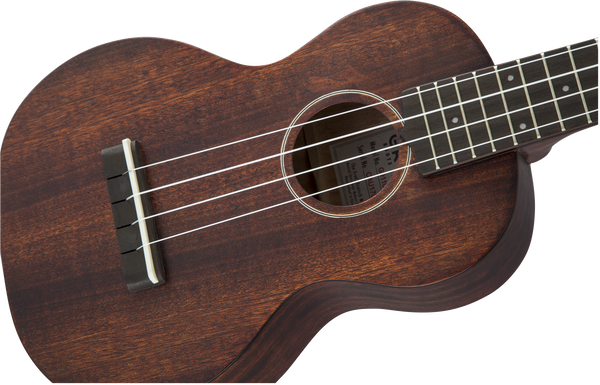 Gretsch G9110 Concert Standard Ukulele with Gig Bag Ovangkol Fingerboard Vintage Mahogany Stain