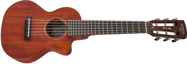 Gretsch G9126 A.C.E. Guitar-Ukulele Acoustic-Cutaway-Electric with Gig Bag Ovangkol Fingerboard Fishman Kula Pickup Honey Mahogany Stain