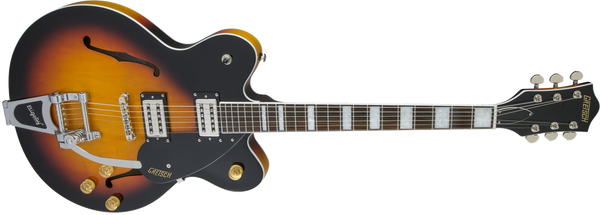 Gretsch G2622T Streamliner Center Block with Bigsby Broad'Tron Pickups Aged Brooklyn Burst