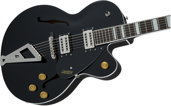Gretsch G2420 Streamliner Hollow Body with Chromatic II Tailpiece Broad'Tron Pickups Black