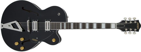 Gretsch G2420 Streamliner Hollow Body with Chromatic II Tailpiece Broad'Tron Pickups Black