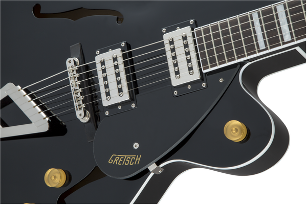Gretsch G2420 Streamliner Hollow Body with Chromatic II Tailpiece Broad'Tron Pickups Black
