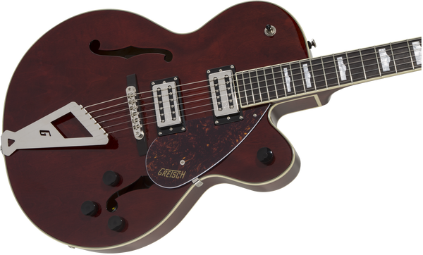 Gretsch G2420 Streamliner Hollow Body with Chromatic II Laurel Fingerboard Broad'Tron Pickups Walnut Stain