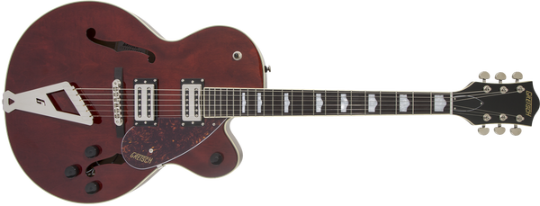 Gretsch G2420 Streamliner Hollow Body with Chromatic II Laurel Fingerboard Broad'Tron Pickups Walnut Stain