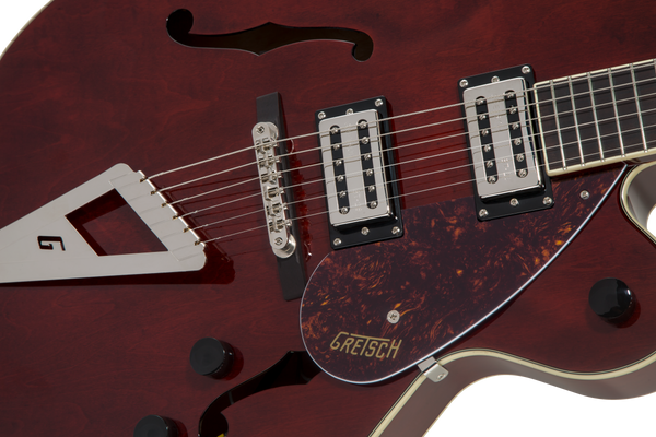 Gretsch G2420 Streamliner Hollow Body with Chromatic II Laurel Fingerboard Broad'Tron Pickups Walnut Stain